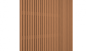 W1058803 Thermovision Ayous geschaafd latten scherm  recht horizontaal/verticaal   180x180 cm