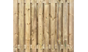 Actiescherm Bram Grenen 180x180 cm 21 planks +