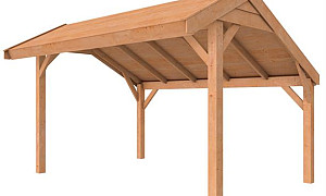 W1001877 Douglasvision Kapschuur Comfort 400x250 cm onbehandeld