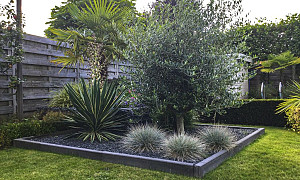 Opsluitband 8x20x100 cm Antraciet (RS)