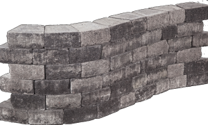 Pilestone trapezium 23/17x21,5x10 cm Gothic - per 24 st