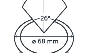 BIG FLUX 60 (WW) 12V / 3W (4,2 VA) (Zonder RING 68)