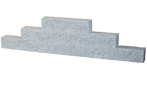 Gebroken Gevelstenen Noors Wit 37,7x9x8,9 cm - per st