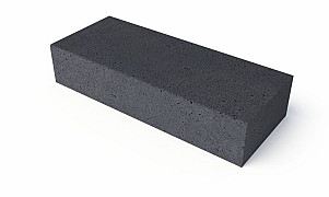 OH Traptrede massief (zonder facet) 40x100x20 cm Antraciet