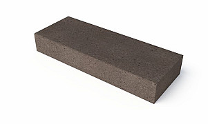 OH Traptrede massief (zonder facet) 37x100x15 cm Taupe