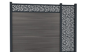 Boston Decopaneel Crios verticaal 2x58x1820 mm RAL7016