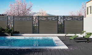 Boston Decopaneel Hera verticaal 2x58x1820 mm RAL7016 (1011)