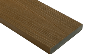 Kantplanken WPC 23x138x3000 mm Fiberdeck Premium Teak SE massief