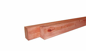 W31429 Douglas Fijnbezaagd Regel 45x75x2500 mm, onbehandeld