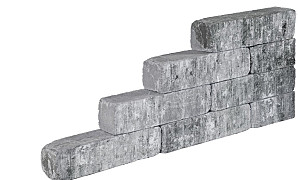 Blockstone getrommeld 15x15x30 cm Gothic