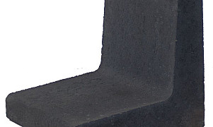 L-elementen H40xB40xD40 cm zwart - per st