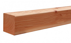 W1022413 Douglas geschaafde paal 120x120x3000 mm, onbehandeld