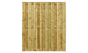 W306495 Jumbo scherm Vuren 15-planks 180x200 cm (BxH), recht verticaal