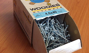 Schroeven Verzinkt Woodies VK T-15 3.5x30/18 (doos van 1000 stuks)