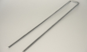 GRO-001 Gronddoekpen metaal 20x3 cm, per stuk