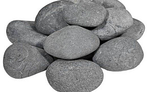 Beach Pebbles Zwart 3-6 cm (20 kg)