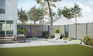 Boston Decopaneel Paxos verticaal 2x88x1820 mm RAL7016 (1009)