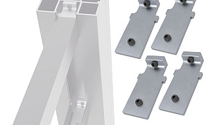 2645 Boston-set van 4 connectors (voor U-lijsten 2644)