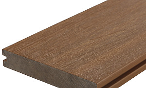 Fiberdeck Premium massief WPC Small 23x138x3000 mm Teak