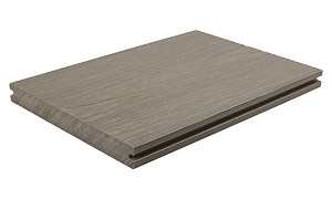 Fiberdeck Premium massief WPC Breed 23x210x4000 mm Light Grey