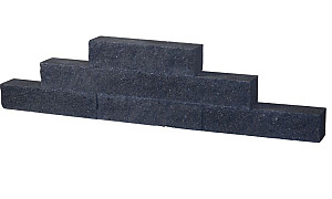 Gebroken Gevelstenen Antraciet 37,7x9x8,9 cm  - per st