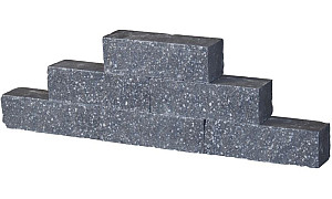 Gebroken Gevelstenen Noors Antraciet 29x9x8,9 cm - per st