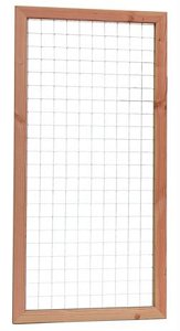W32055 Douglas betonijzertrellis maas 7,5x7,5 cm in raamwerk 4,5x7 cm 90x180 cm onbehandeld**