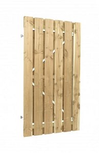 W306759 Jumbodeur v.z.v. uitgefreesd slotgat. Geschaafd vuren 15 mm op verstelbaar stalen frame 100x180 cm, recht verticaal