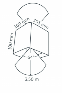 ACE UP-DOWN 100-230V / 8,5W (20 VA) Corten
