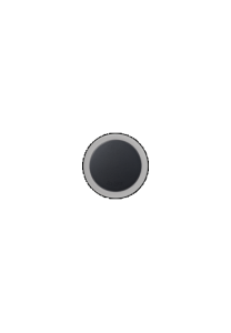 PUCK 22  12V/0,5W (0,5 VA) rond 22 mm Dark