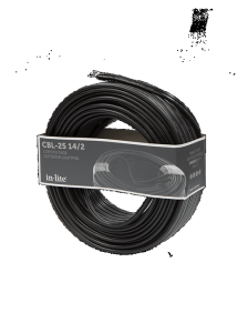 CBL-25 kabel 14/2 Rol van 25 meter