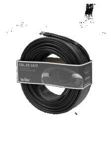 CBL-25 kabel 14/2 Rol van 25 meter