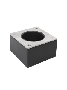 BOX 100 RVS box 100x100 mm t.b.v. diverse geïntegreerde armaturen