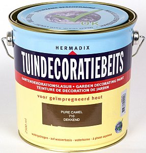 Tuindecoratiebeits dekkend 710 Pure Camel, 2500 ml