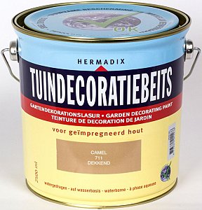 Tuindecoratiebeits dekkend 711 Camel, 2500 ml