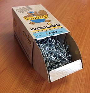 Schroeven Verzinkt Woodies VK T-15 3.5x30/18 (doos van 1000 stuks)