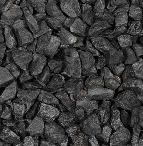 Basalt brokjes zwart 56-75 mm (mini BB)