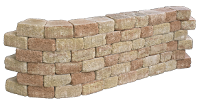 Pilestone trapezium 23/17x21,5x10 cm Primavera - per 24 st