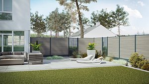 Boston Decopaneel Paxos verticaal 2x88x1820 mm RAL7016 (1009)