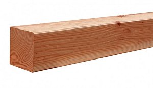 W1022415 Douglas geschaafde paal 120x120x5000 mm, onbehandeld**