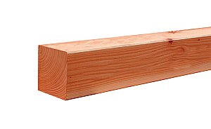 W1011070 Douglas Paal geschaafde 85x85x3000 mm onbehandeld