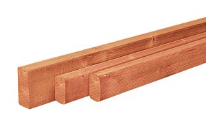 W1009223 Douglas Geschaafd Regel 45x95x4000 mm onbehandeld +