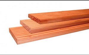 W1009208 Douglas Dekdeel / Vlonderplank geschaafd 24x138x4000 mm onbehandeld**