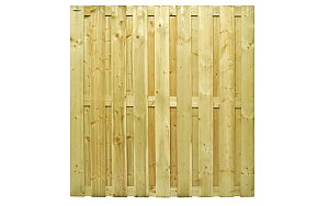 WA306304 Jumbo scherm 20 planks 180x180 cm recht