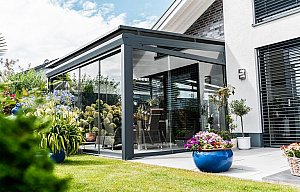 Topline aluminium overkapping  300x200 cm - incl. polycarbonaat herder / opaal - prijs vanaf