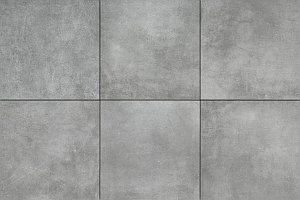 CeraMano Medusa 60x60x4 cm Grey - per 2 st