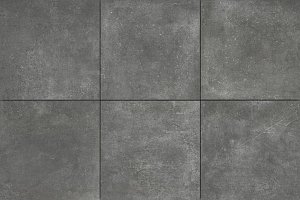 CeraMano Medusa 60x60x4 cm Antraciet - per 2 st