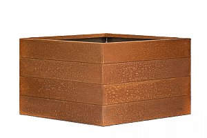 Plantenbak Modulair Corten 60x60x56 cm Corten