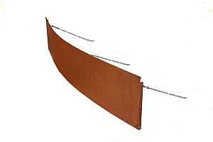 Borderpaneel flex 220x28 cm Corten