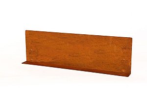 Kantopsluiting Stroke (flg) 300x10 cm Corten